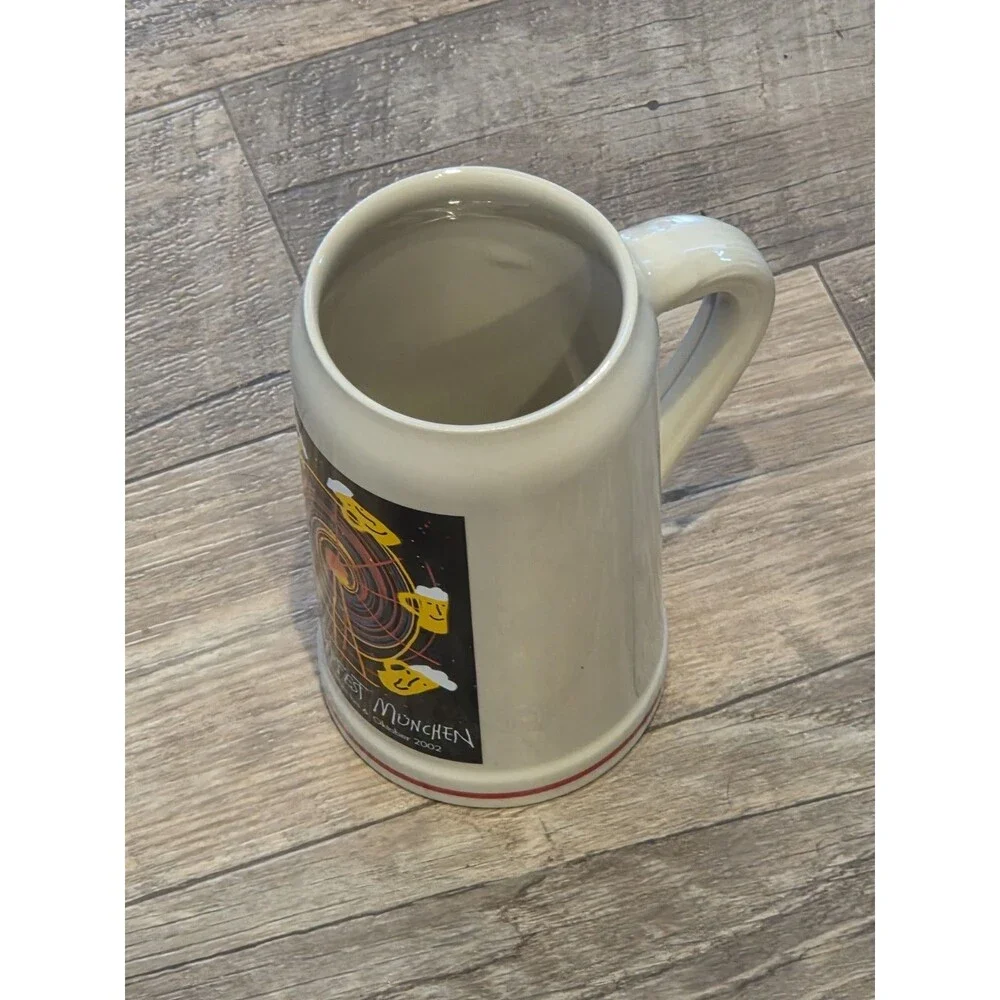 2002 Oktoberfest Munchen Rastal 1Liter Beer Stein Mug Munich Germany Vtg